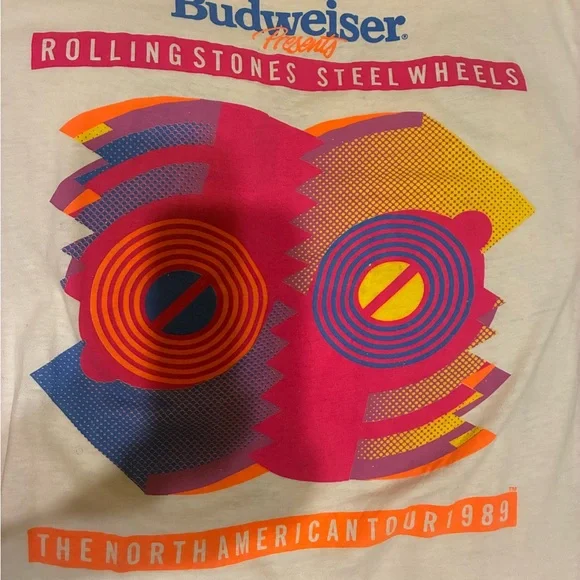 The Rolling Stones White Short Sleeve Tee